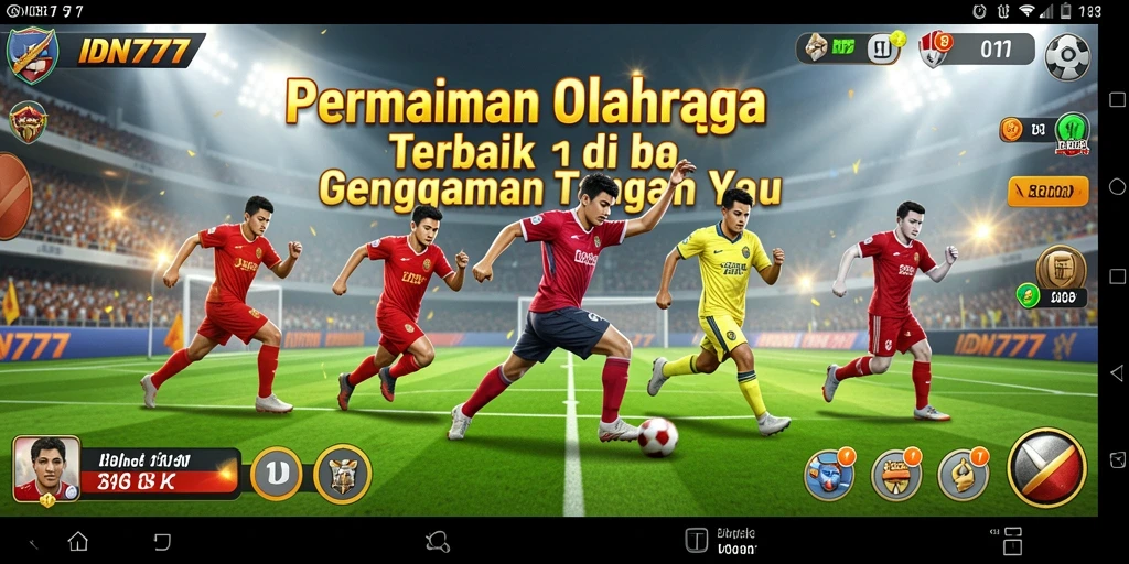 Tampilan gameplay seru di IDN777 dengan berbagai olahraga.
