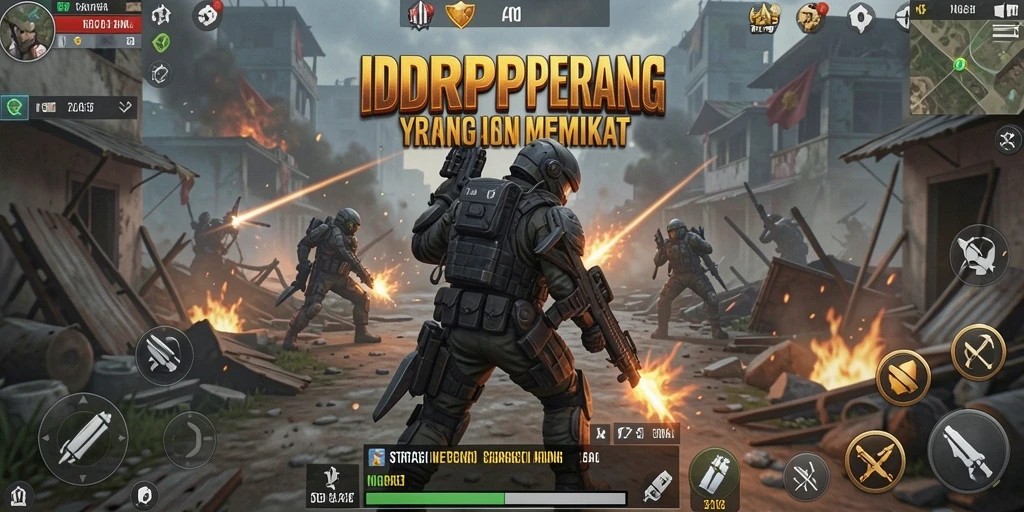 Tampilan gameplay seru dan strategis di IDRRP.