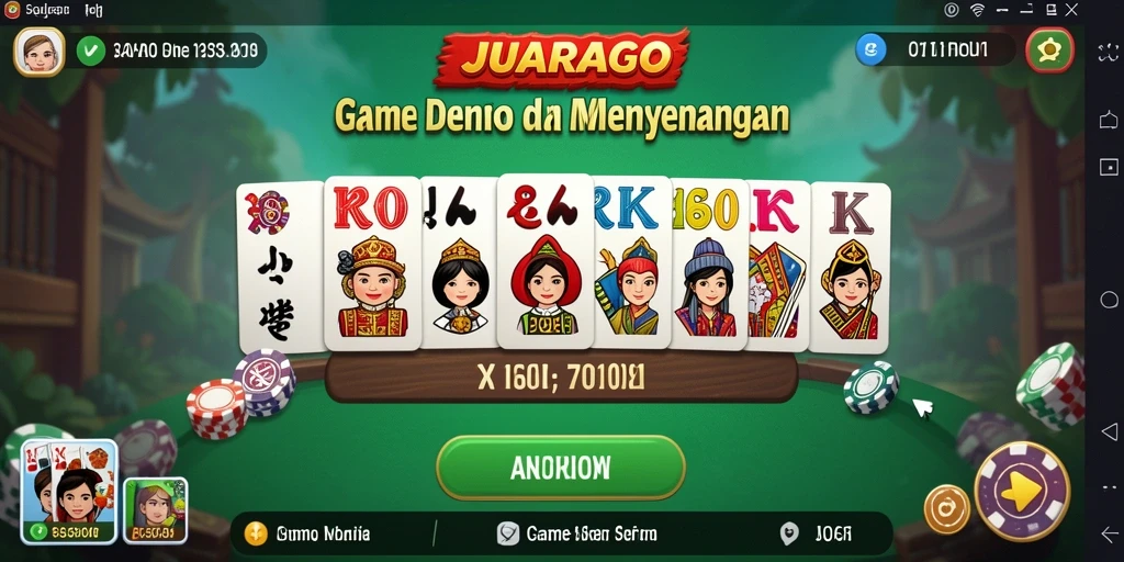 Tampilan gameplay JUARAGO yang memukau dan interaktif.