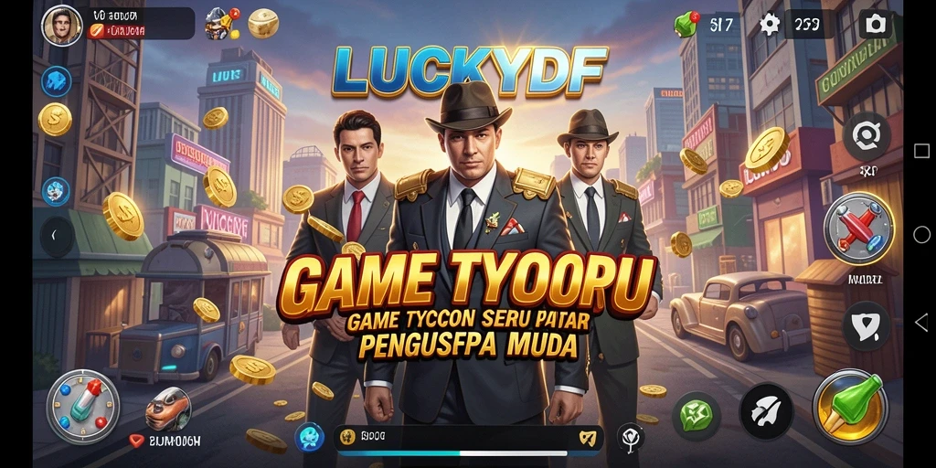 Tampilan gameplay LUCKYDF yang menarik dan interaktif.
