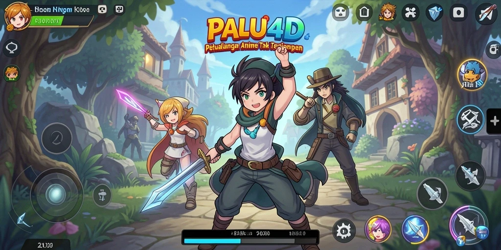 Tampilan menarik dari gameplay Anime di PALU4D.