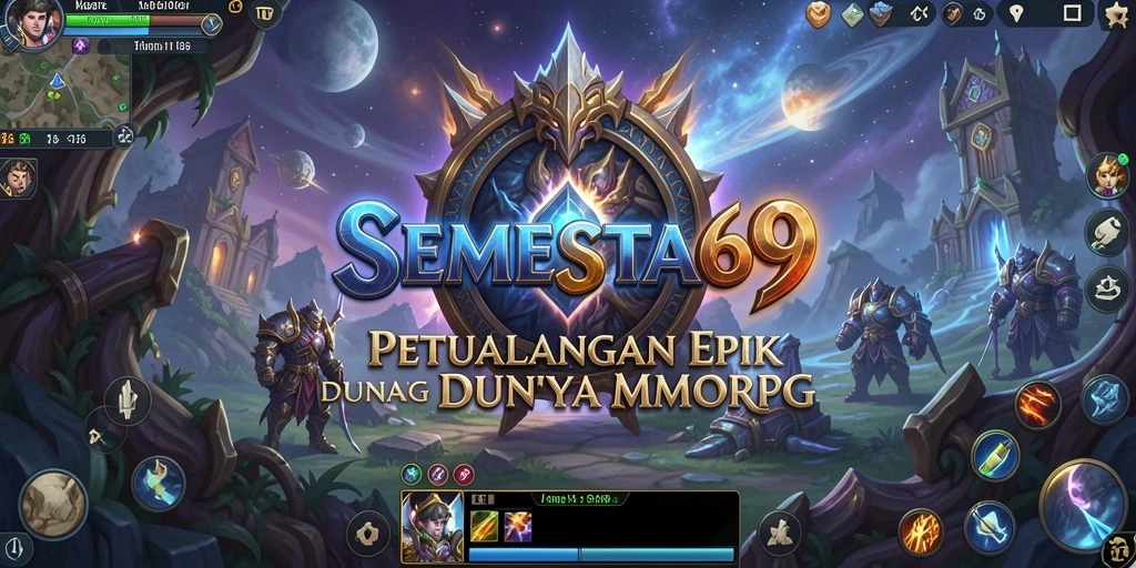 Tampilan gameplay mendalam dari SEMESTA69 yang penuh petualangan MMORPG.