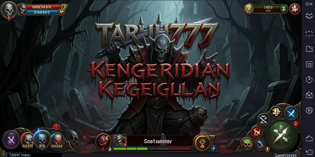 Screenshot menampilkan gameplay menegangkan di dalam kegelapan.