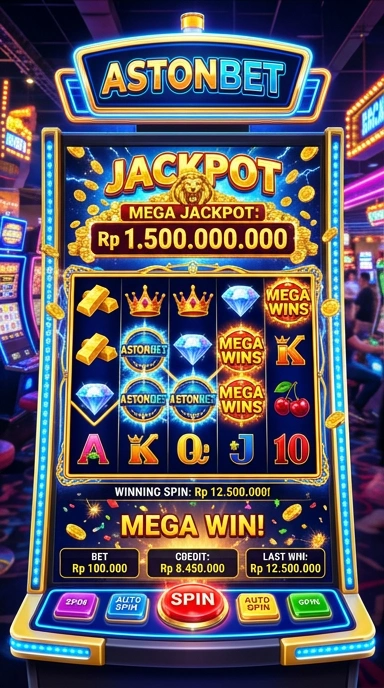 Tampilan antarmuka utama aplikasi astonbet yang intuitif.